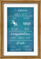 Cancer Zodiac Sign Fine Art Print