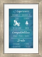 Capricorn Zodiac Sign Fine Art Print