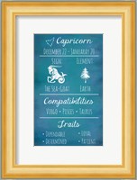 Capricorn Zodiac Sign Fine Art Print