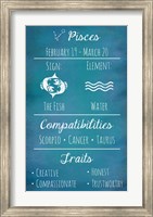 Pisces Zodiac Sign Fine Art Print