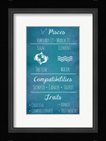 Pisces Zodiac Sign Fine Art Print