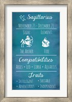 Sagittarius Zodiac Sign Fine Art Print