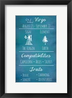 Virgo Zodiac Sign Fine Art Print