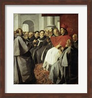 Saint Bonaventura at the Church Council of Lyon Fine Art Print