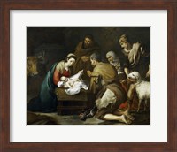 The Adoration of the Shepherds, 1655-1660 Fine Art Print