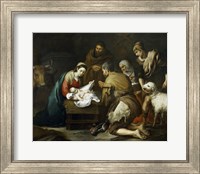 The Adoration of the Shepherds, 1655-1660 Fine Art Print