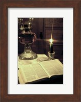 Bible & Lamp Fine Art Print