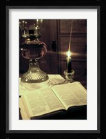 Bible & Lamp Fine Art Print