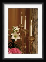 Easter Candles Framed Print