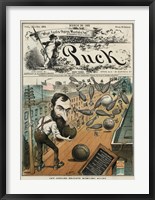 Puck Magazine Jay Gould's Private Bowling Alley Fine Art Print