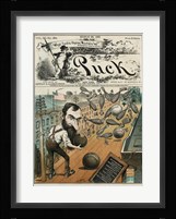 Puck Magazine Jay Gould's Private Bowling Alley Fine Art Print