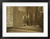 Bowling Alley Boys, New Haven, Connecticut Fine Art Print