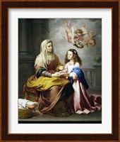 Saint Anne and the Virgin Fine Art Print