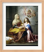 Saint Anne and the Virgin Fine Art Print