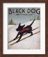 Black Dog Ski Fine Art Print