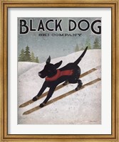 Black Dog Ski Fine Art Print