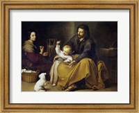 The Holy Family with a Small Bird Fine Art Print