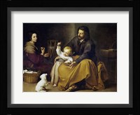 The Holy Family with a Small Bird Fine Art Print