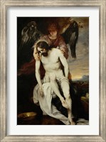 The Dead Christ Supported by an Angel Fine Art Print