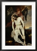 The Dead Christ Supported by an Angel Fine Art Print