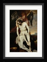 The Dead Christ Supported by an Angel Fine Art Print