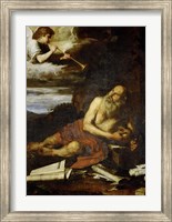 Saint Jerome with the Angel of the Last Judgement Fine Art Print