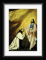 The Apparition of Jesus Christ (Vision of Brother Andrés Salmerón) Fine Art Print