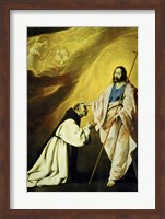 The Apparition of Jesus Christ (Vision of Brother Andrés Salmerón) Fine Art Print