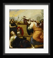 The Duel of Isabella de Carazzi and Diambra de Pottinella Fine Art Print