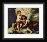 The Holy Children with a Shell Fine Art Print