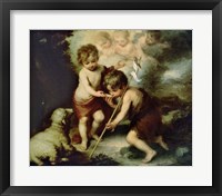 The Holy Children with a Shell Fine Art Print