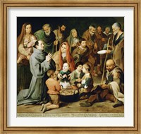 Saint Diego of Alcala Feeds the Poor Fine Art Print