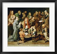 Saint Diego of Alcala Feeds the Poor Fine Art Print