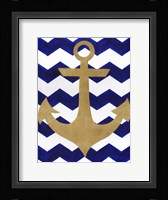 Chevron Anchor Fine Art Print