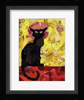 Le Chat Noir Framed Print