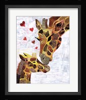 Sweet Giraffes Fine Art Print
