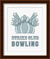 Strike Club Bowling Fine Art Print