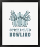 Strike Club Bowling Fine Art Print
