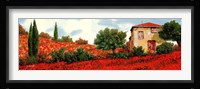 I Papaveri Sulle Colline Fine Art Print