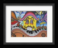 Music Street Framed Print