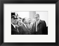 Martin Luther King and Malcolm X Fine Art Print