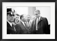 Martin Luther King and Malcolm X Fine Art Print