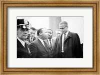 Martin Luther King and Malcolm X Fine Art Print