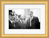 Martin Luther King and Malcolm X Fine Art Print