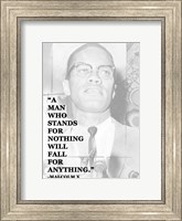 A Man Who Stands for Nothing Fine Art Print