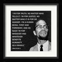 I'm for Truth Framed Print