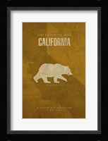 California Poster Framed Print