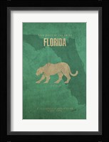 Florida Poster Framed Print
