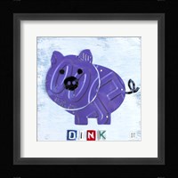 Oink The Pig Framed Print