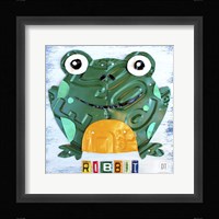 Ribbit The Frog Framed Print